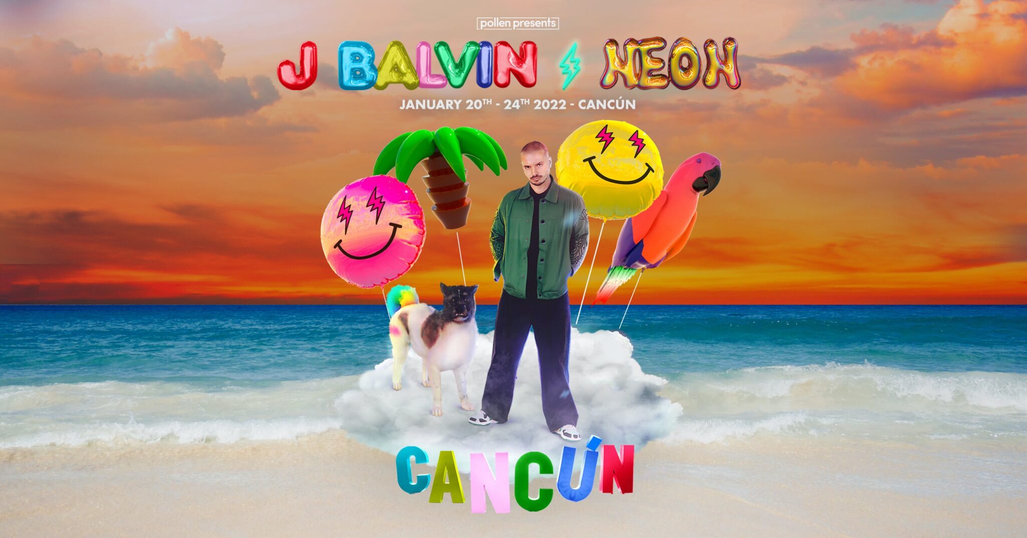 J Balvin: NEON Punta Cana 2021 in Los Angeles at Punta Cana