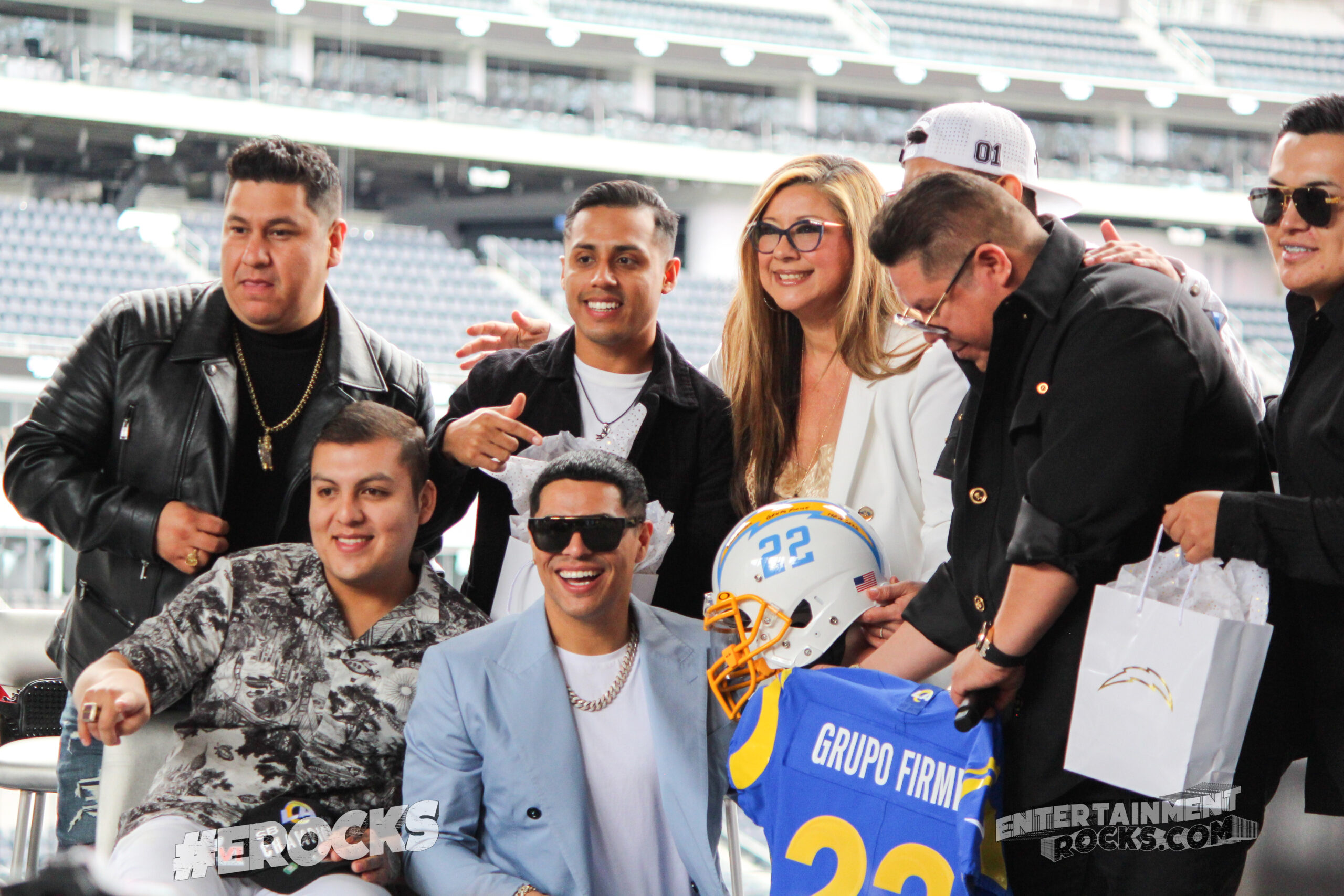 Grupo Firme Hold Press Conference at SoFi Stadium to Talk About Their May  28 + 29 Shows