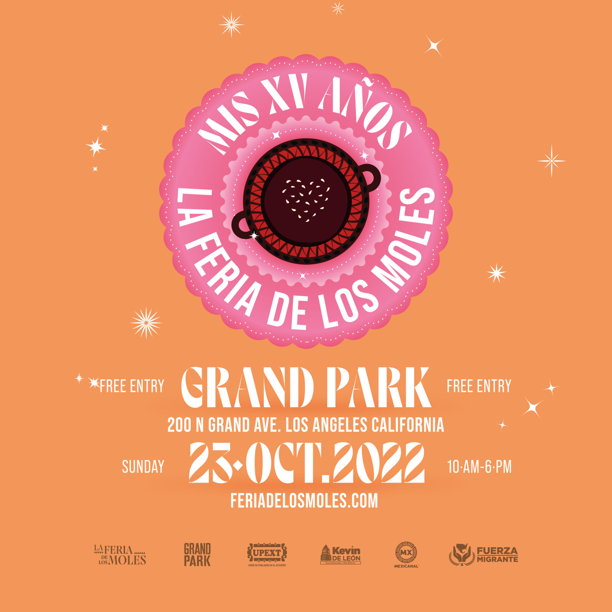 La Feria De Los Moles Celebra 15 Años De Gastronomía Mexicana El 23 De Octubre En Grand Park 6207