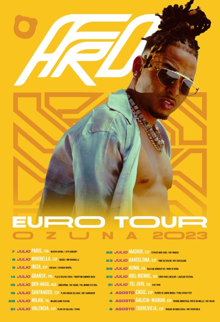 Ozuna Announces 2023 Summer Tour in Europe Entertainment Rocks