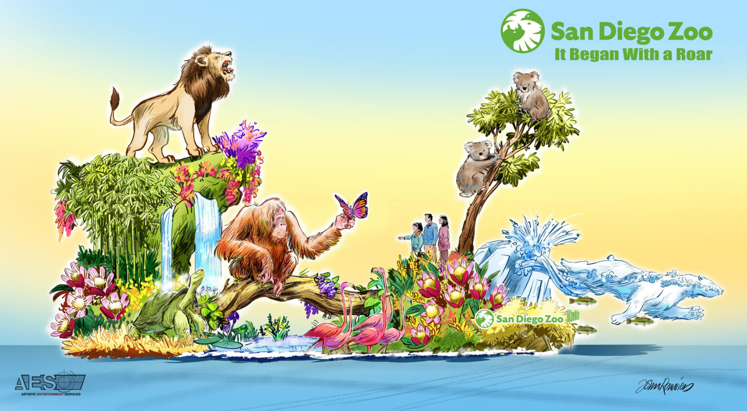 San Diego Zoo Wildlife Alliance Rose Parade Float Wins Award ...